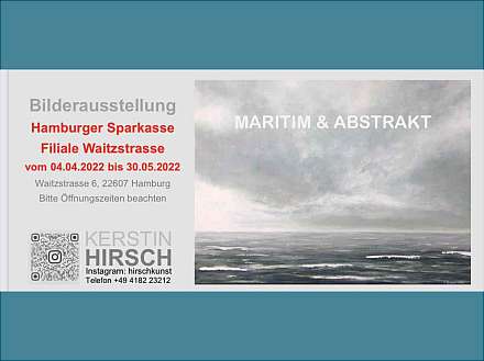 Bilderausstellung MARITIM & ABSTRAKT | Kerstin Hirsch