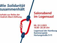 Salon im Logensaal: Auftakt zur Reihe „Wie Solidarität zusammenhält“