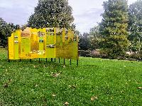 "umGestaltet"-Ausstellung im Park