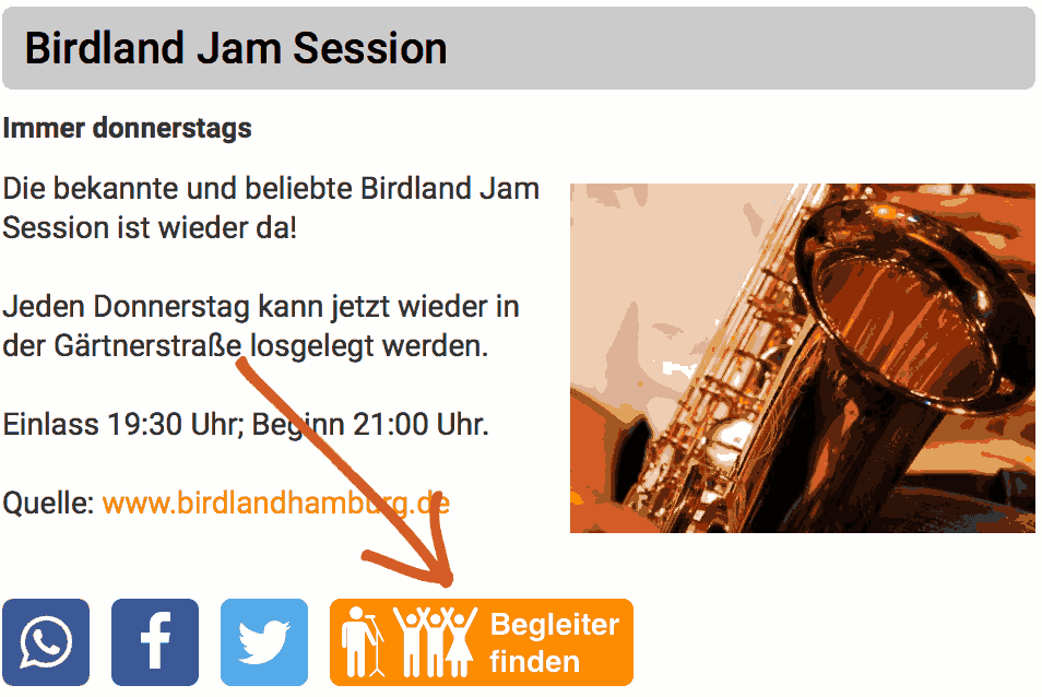 Kulturbegleiter finden Schritt 1